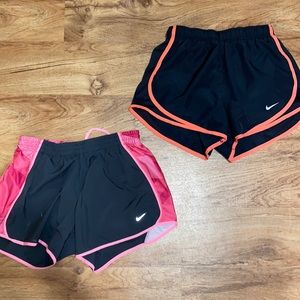 Two pairs of Nike shorts